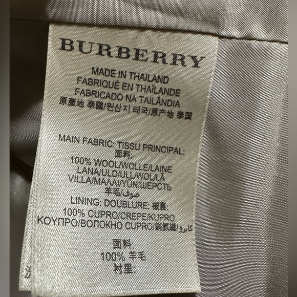 Burberry wool check coat - Picture 7 of 7